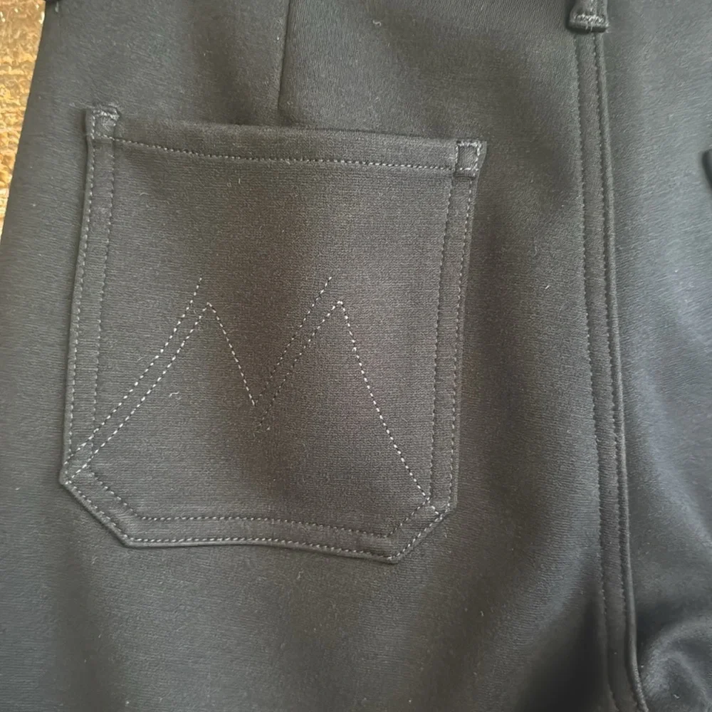 Mother Pants Womens Navy Blue French Kissing Pleated Trainer Jogger Zip. 28 - Picture 8 of 9